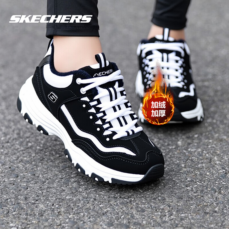 斯凯奇女鞋新款熊猫鞋