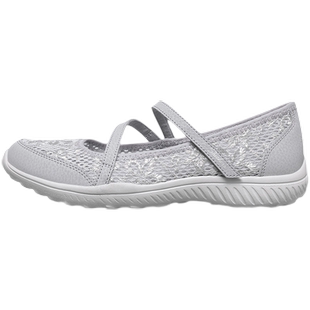 斯凯奇女鞋春季新款玛丽珍运动鞋女款网面官方休闲鞋女士老人鞋子