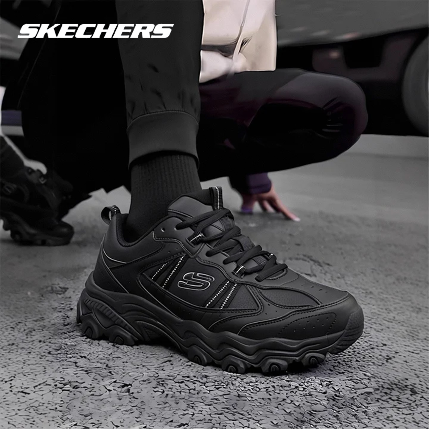 斯凯奇男鞋官方正品运动鞋休闲鞋