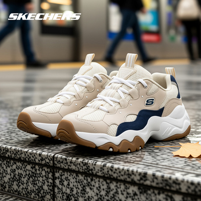 斯凯奇男鞋新款熊猫鞋