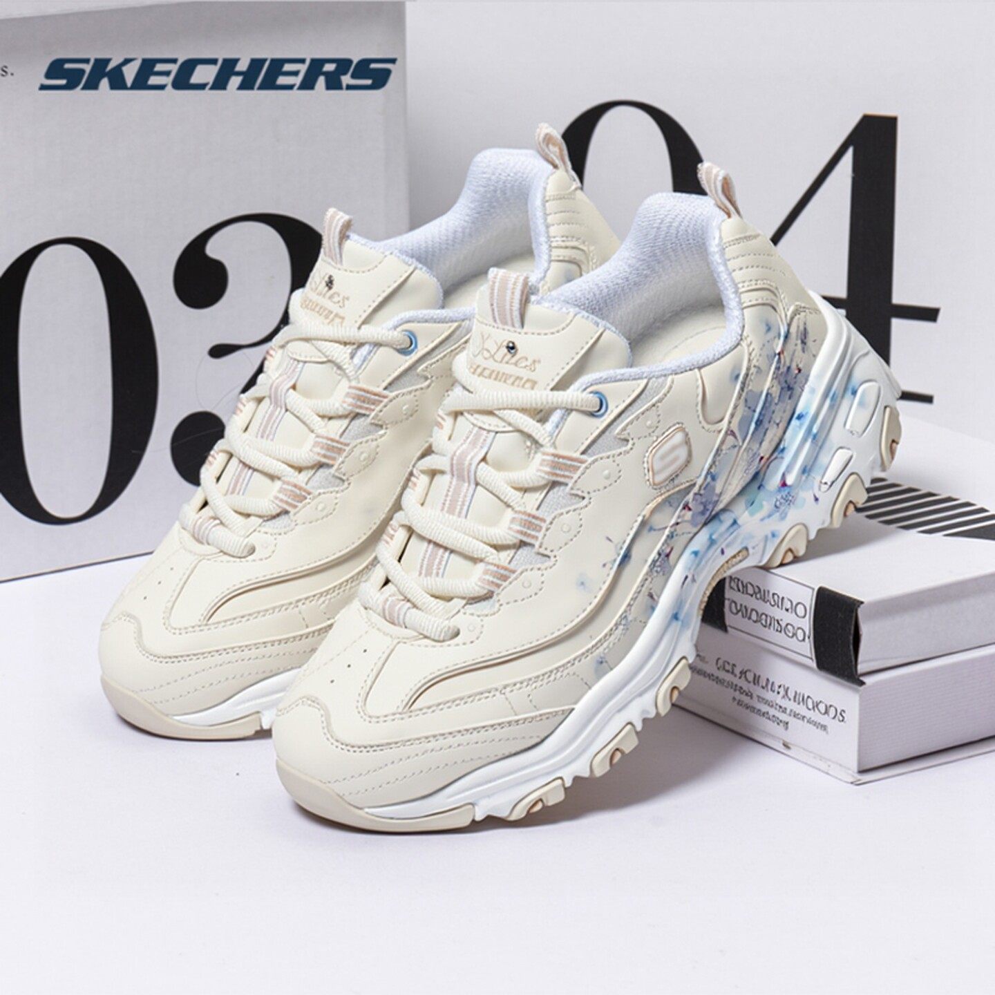 斯凯奇女鞋厚底增高休闲鞋官方正品皮面运动鞋春季新款女士熊猫鞋,运动鞋new,运动休闲鞋,淘宝优惠券,粉丝福利购,淘宝优惠卷