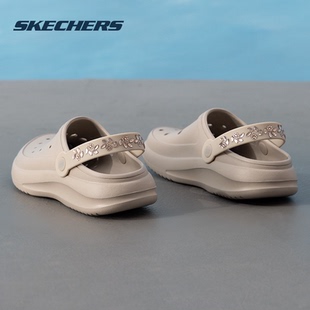 2025夏季 女鞋 Skechers 輕便 涼鞋 舒適透氣洞洞鞋 新款 斯凱奇