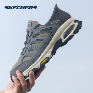 闪穿户外登山轻便跑步徒步休闲运动鞋 男鞋 Skechers 斯凯奇