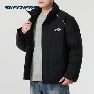 新款 斯凯奇 女装 男装 情侣羽绒服户外防风保暖防寒 Skechers