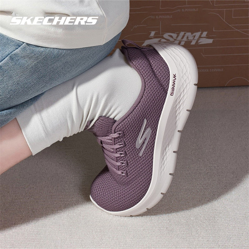 斯凯奇女鞋2026新款运动鞋轻便透气百搭休闲鞋软底女款网面跑步鞋