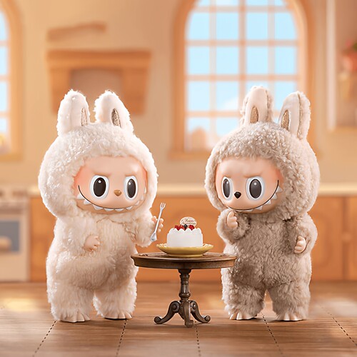 壹号POPMART泡泡玛特LABUBU心动马卡龙搪胶脸盲盒拉布布Macaron