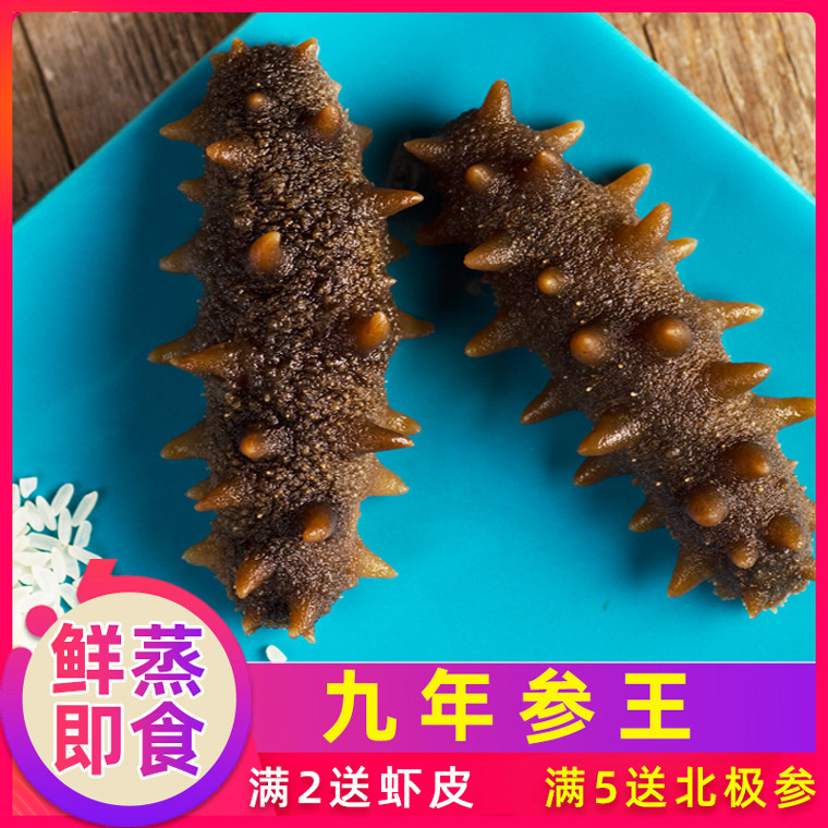吉鲜宫深海9年参即食海参大连鲜活辽参刺参海渗单个装高品质500g_虎窝淘