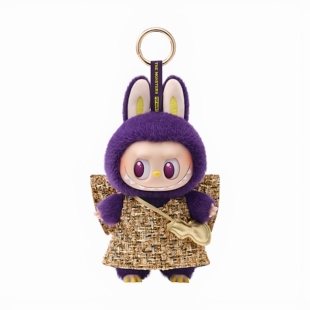 壹号LABUBU PRONOUNCE WINGS OF FORTUNE 小米兰搪胶毛绒吊卡潮玩