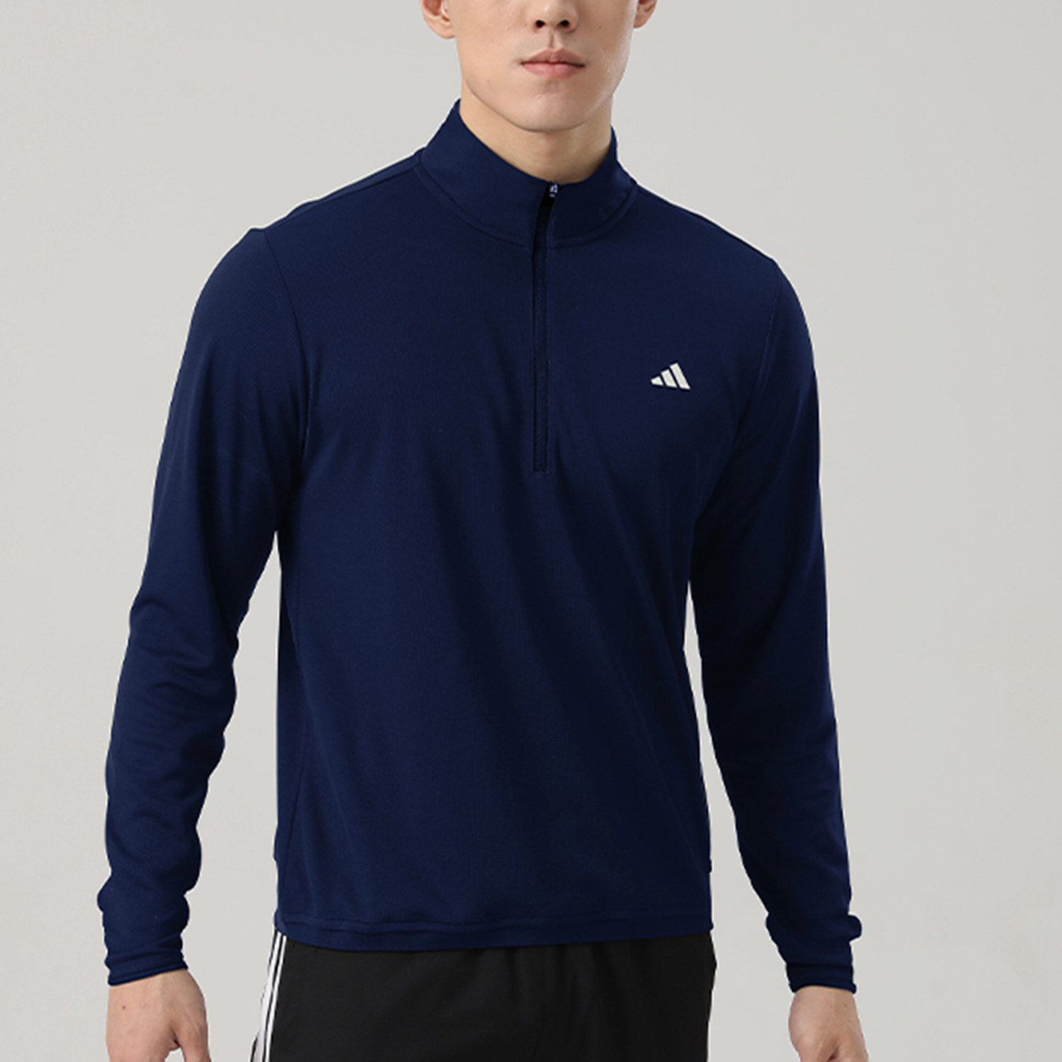 Adidas阿迪达斯速干透气卫衣训练运动长袖跑步休闲舒适男子秋冬