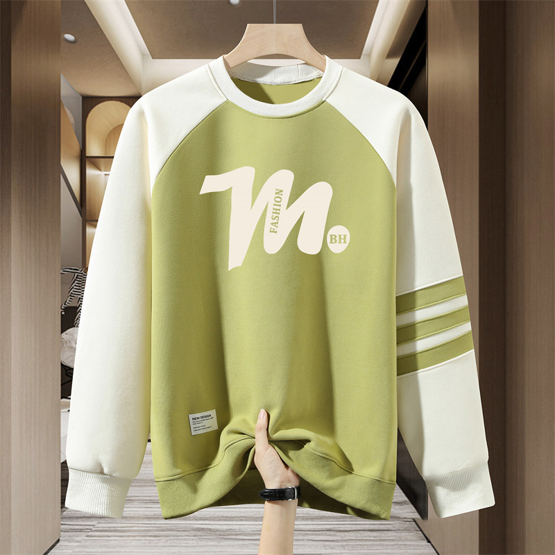 春秋季13青少年卫衣男孩12-15岁初高中学生14大童宽松纯棉长袖t恤