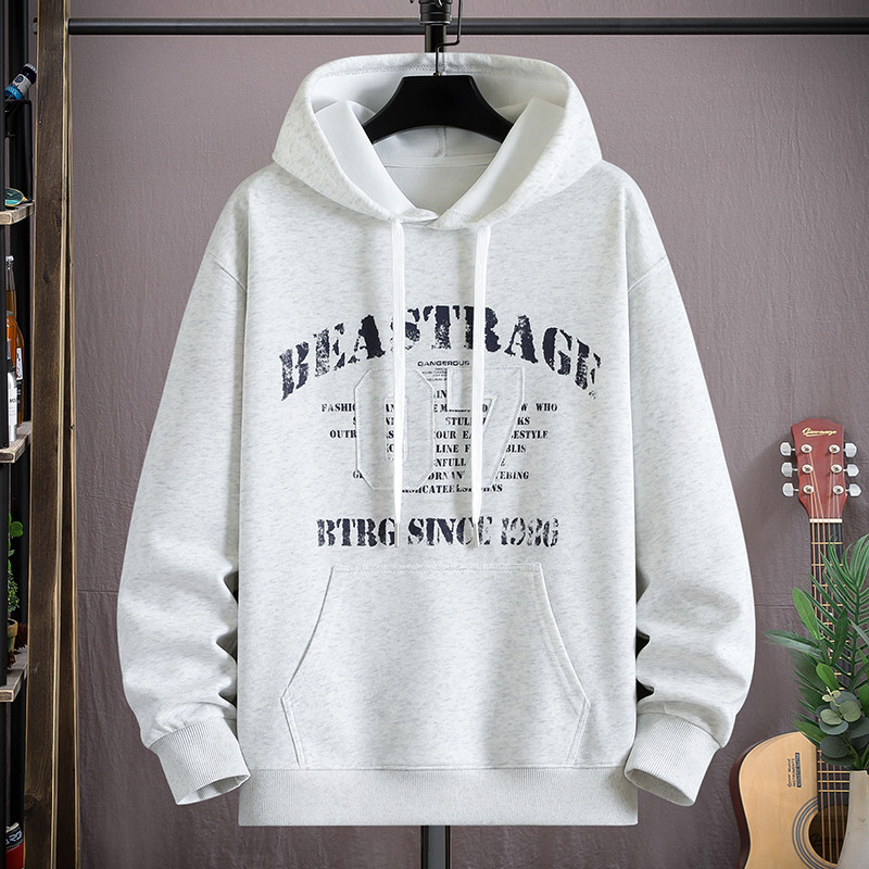 13初中学生连帽卫衣12岁15男孩潮流帅气春装14大童16长袖T恤套装