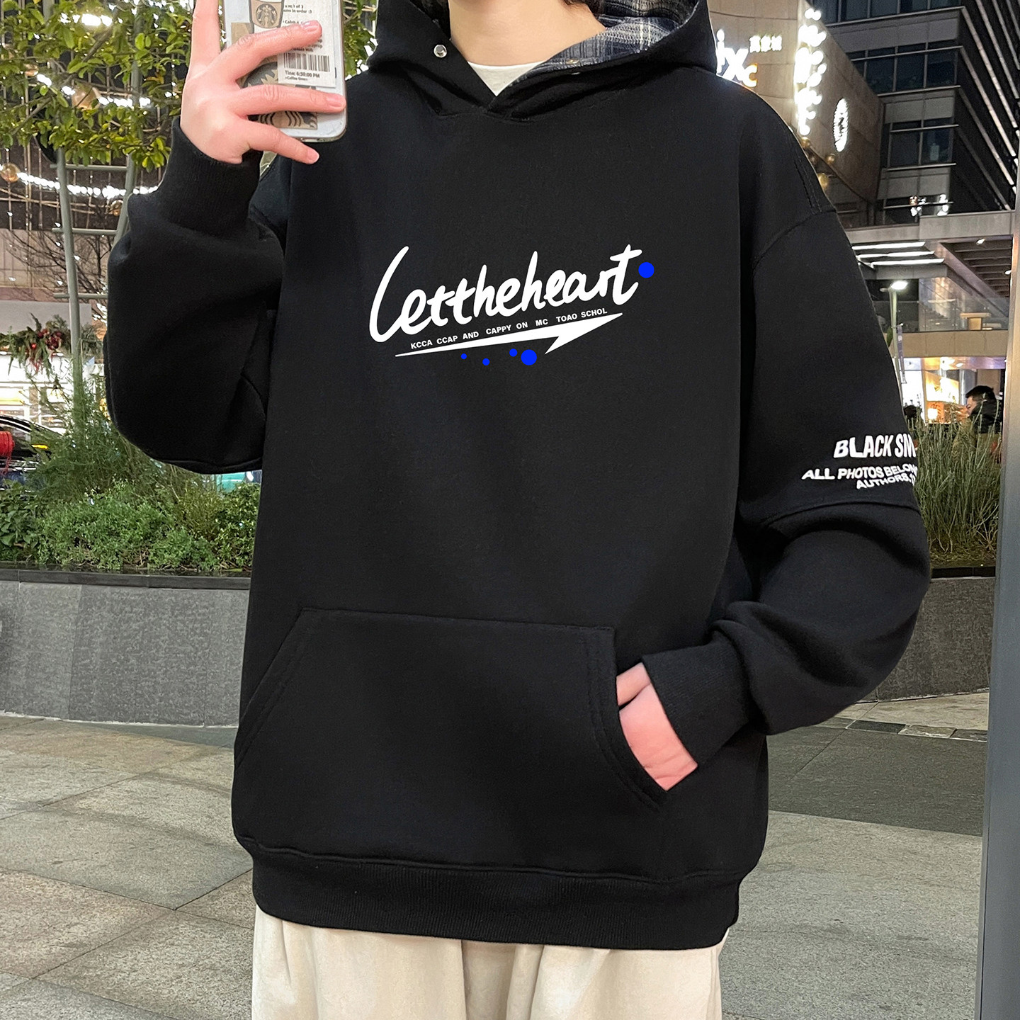 春秋款连帽卫衣12岁男孩13初中学生14帅气15青少年大童16长袖T恤