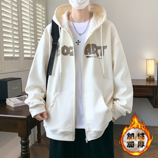 冬季卫衣开衫外套12岁男孩13初中高中学生14加绒加厚15大童棒球服