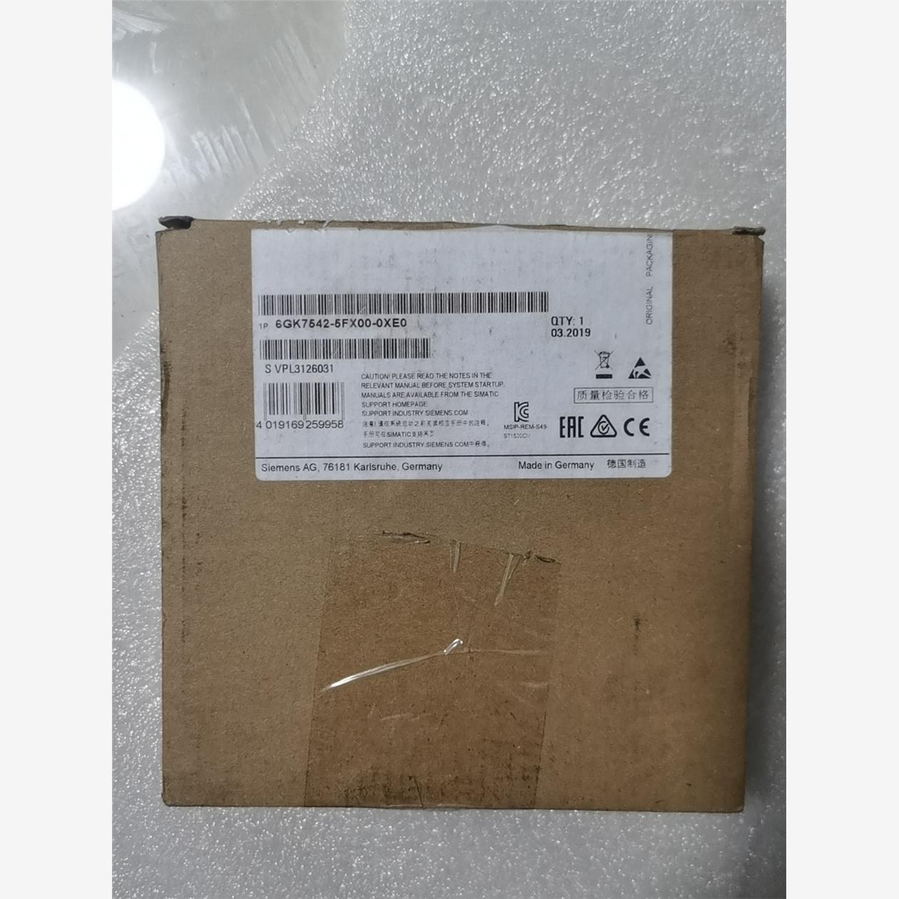 议价直拍不发:议价6GK7542-5FX00-0XE0,1500DP通信模块,拍前联