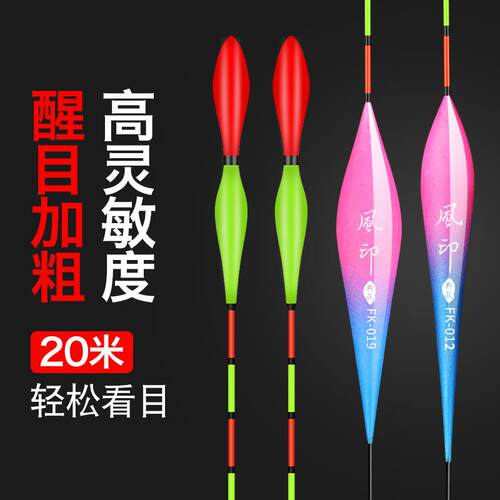 大浮力大物夜光漂日夜两用咬钩变色超亮鲢鳙电子漂钓鱼浮漂鲤鱼漂