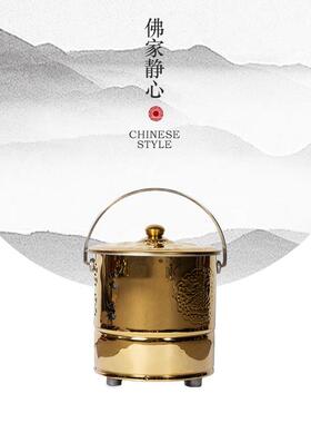 厂家直销促销烧元宝聚宝盆焚化炉烧纸化宝加厚不锈钢烧经烧金桶