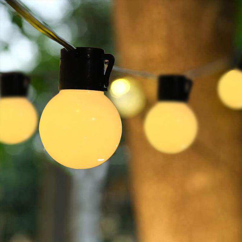 户外露营氛围灯圆球灯串串灯彩灯带满天星天幕装饰灯花园防水