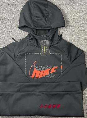 NIKE/耐克 男 秋冬加绒针织运动休闲连帽卫衣套头衫 CU6732-010
