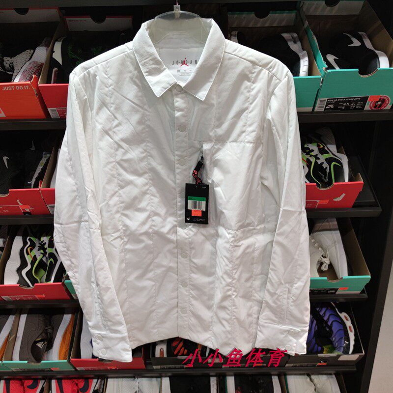 Nike/耐克新款AJ男子运动休闲长袖茄克棉服外套AJ1053-100