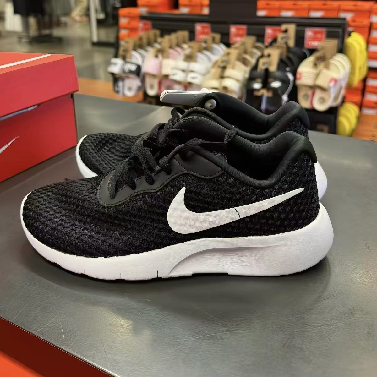 Nike/耐克 Tanjun Easyon大童网眼透气缓震运动鞋HQ2705-001