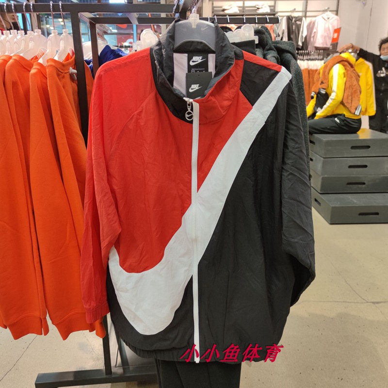 Nike/耐克官方正品休闲女子时尚运动宽松防风潮流外套DM6182-010-Taobao