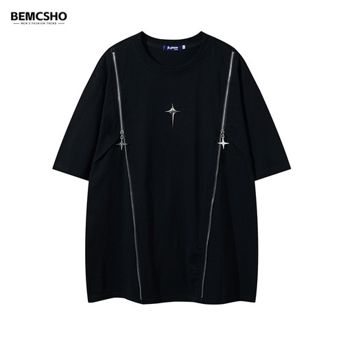 复古嘻哈短袖BEMCSHO男女