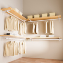 衣帽间一体支架挂衣杆支架层板托搁板三脚架支撑架墙上托架置物架