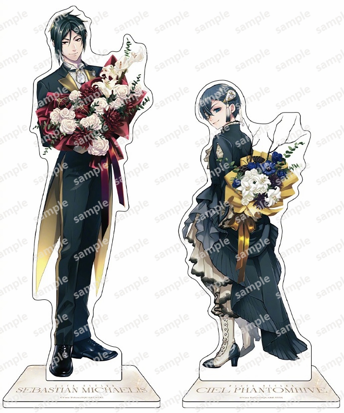 【代购】现货 自制日版 GF30周年限定 立牌 黑执事 夏尔 塞巴斯安