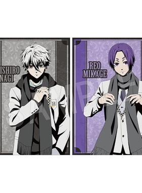 【代购】预售  中外矿业 蓝色监狱 蓝锁 冬日A4海报套装 Winter K