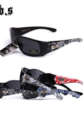 现货Chicano Gangsta西海岸腰果花匪帮hiphop说唱硬汉LOCS墨镜