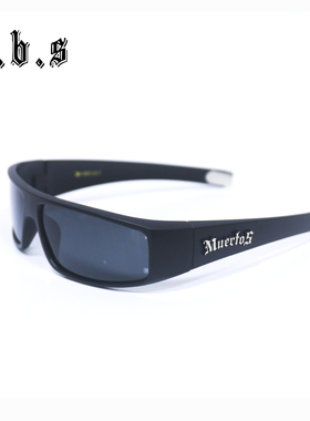 MUERTOS小众美式Chicano Gangsta西海岸匪帮hiphop偏光款机车墨镜