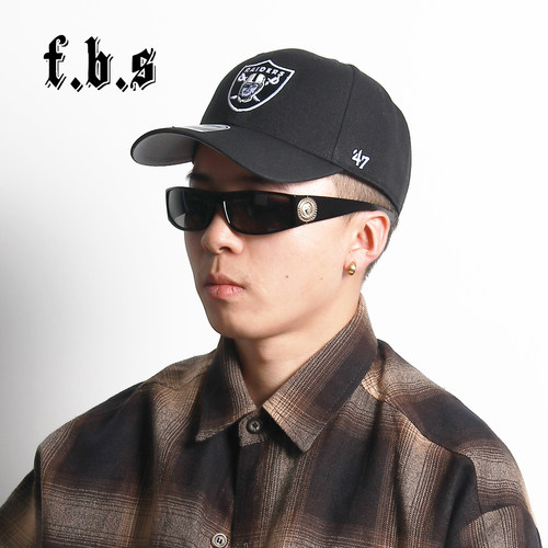 NFL Raiders奥克兰突袭者嘻哈街头Hiphop Oldschool可调节棒球帽