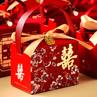 高级感糖盒结婚喜糖礼盒2026喜糖盒新款婚礼喜糖专用包装盒空盒子