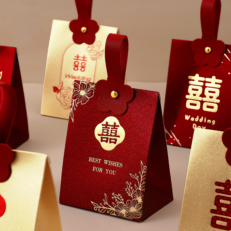 喜糖盒结婚专用糖果新款婚礼喜盒伴手礼盒装包装空盒子喜糖袋纸盒