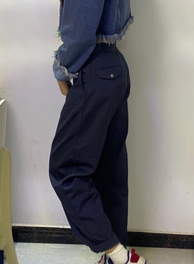 日系coolmax面料紫标Chino Straight Field修身休闲直筒裤男5351