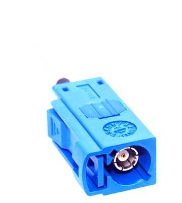 FAKRA-C型母头接头可接RG316线 RG174线蓝色FAKRA母头转接线