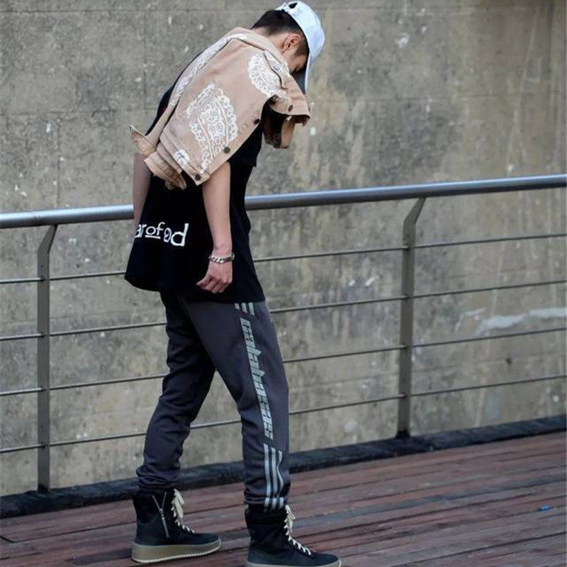 九把刀高版本潮牌侃爷椰子yeezy神裤 四季运动束腿裤CALABASAS|msdalam kategori Pakaian Lelaki, seluar santai - dari Buy2taobao.com untuk memberikan perkhidmatan ejen Taobao profesional membeli