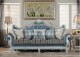 包邮 欧式 轻奢真皮沙发别墅大户型客厅实木家具玫瑰花雕刻家具定制