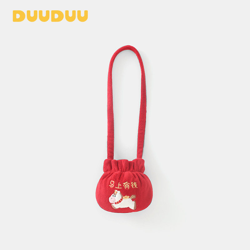 DUUDUU马上有线红色喜庆宝宝包包2026新幼儿园零钱秋冬儿童斜跨包,童装/婴儿装/亲子装,包包,淘宝优惠券,粉丝福利购,淘宝优惠卷