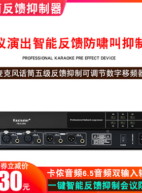KAXISAIER FBX200axisaier麦克风话筒反馈抑制器舞台演出会议啸叫