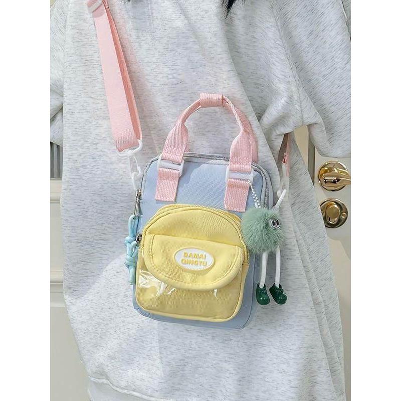 少女百搭ins小包多用透明手提斜挎包网红痛包单肩万能洋气