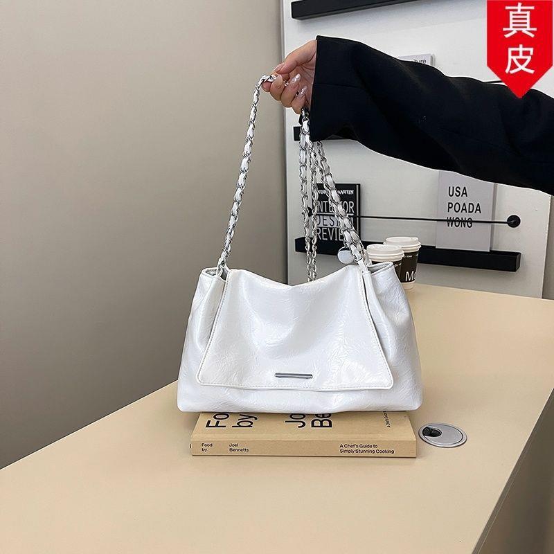 高轻搭时尚包女真皮链条新款奢小方百2026单肩韩版质感复古斜挎包