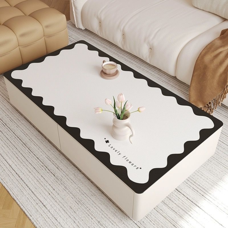 轻奢高级感茶几垫子茶几布桌布客厅免洗防水防油餐桌垫防烫家用厚