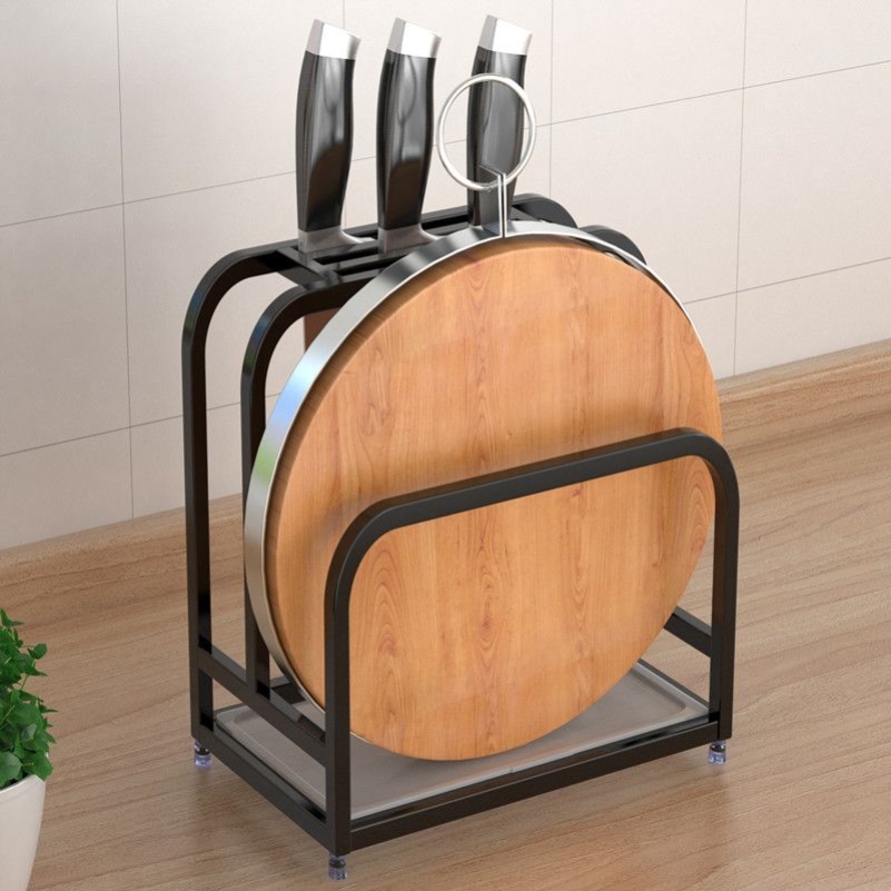 304不锈钢厨房多功能锅盖置物架放置架台面刀架菜板架砧板