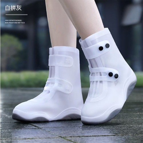 雨鞋套防水加厚耐磨防滑男款防雨防雪高筒鞋套水鞋女下雨脚套雨靴