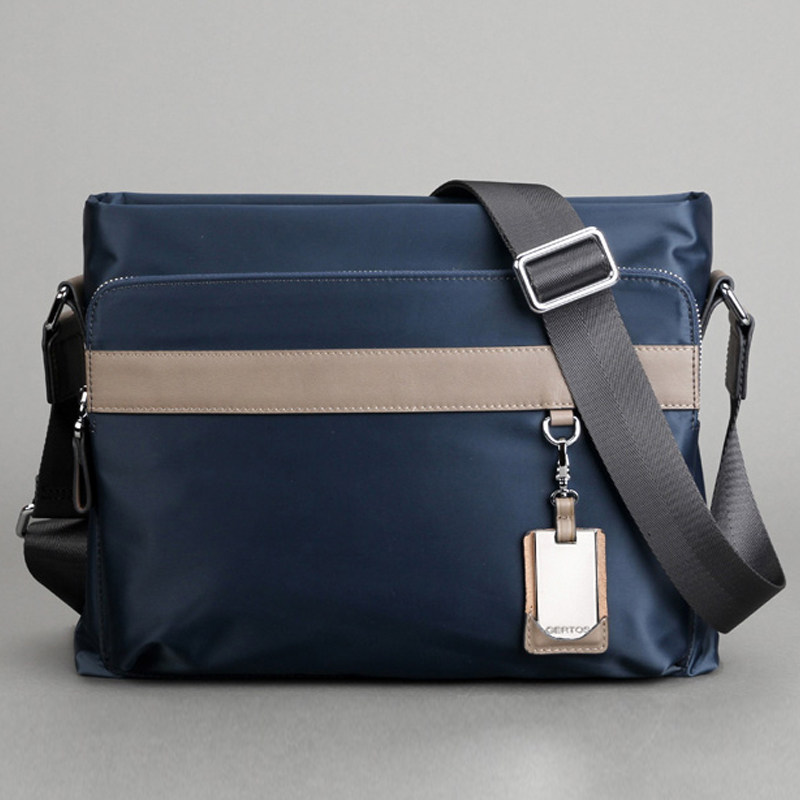 男式横款包牛津布男包单肩包男横款牛津纺休闲男士斜挎包帆布尼龙