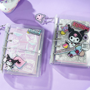 三丽鸥正版 授权M5活页本女生追星爱豆手帐本迷你便携库洛米收纳本