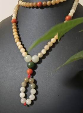 和田玉糖玉多宝108