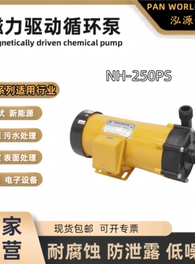 PanWorld世博磁力泵NH-250PS耐酸碱氟塑料循环泵加药泵光伏新能源