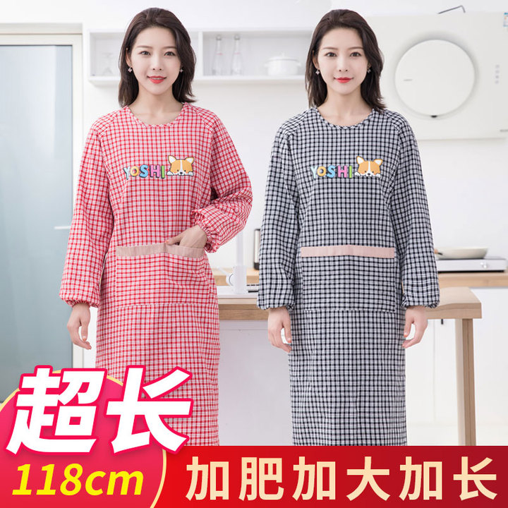 耐脏透气棉布罩衣不掉色防污耐脏